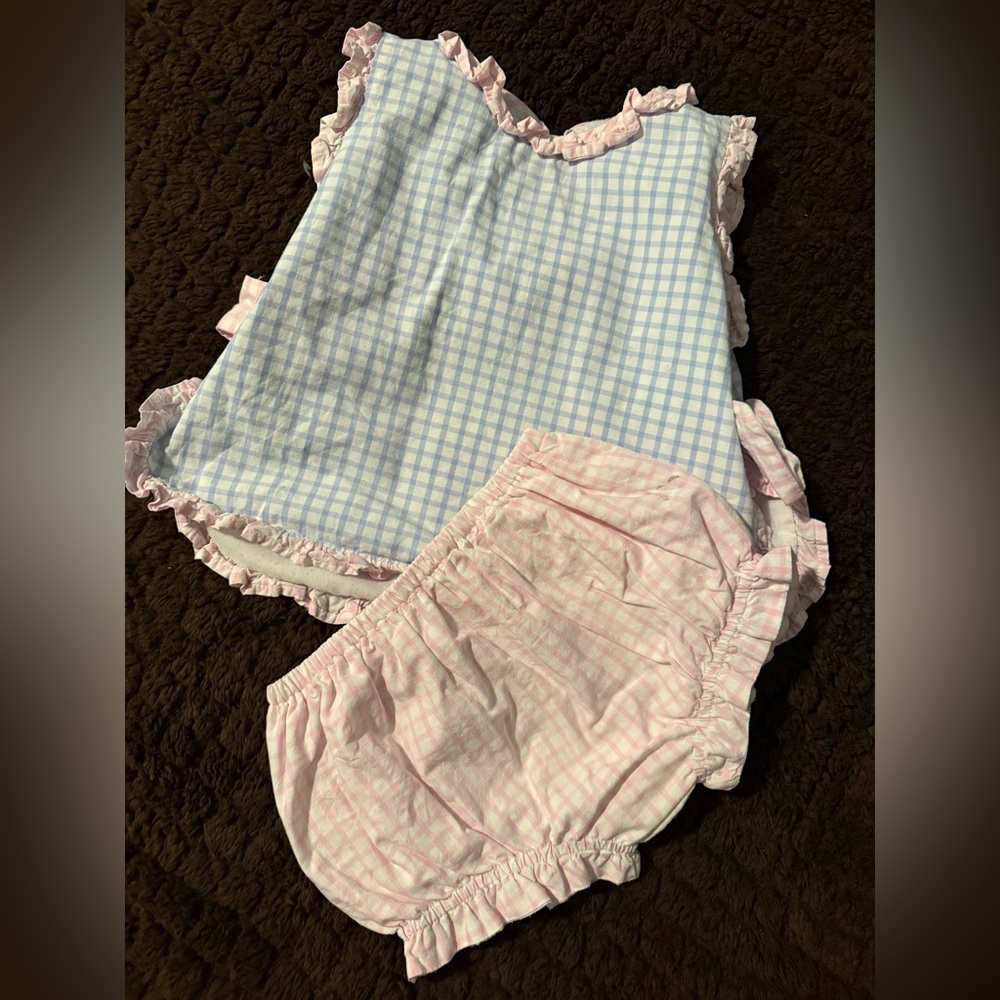 Cecil and Lou open side bloomer set